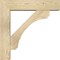 Ekena Millwork Legacy Block Rough Sawn Bracket w/ Offset Brace, Douglas Fir, 6"W x 24"D x 24"H BKT0604X24X24LEC05RDF - alternate 3